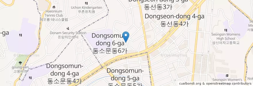 Mapa de ubicacion de 후포항(물회) en کره جنوبی, سئول, 성북구.