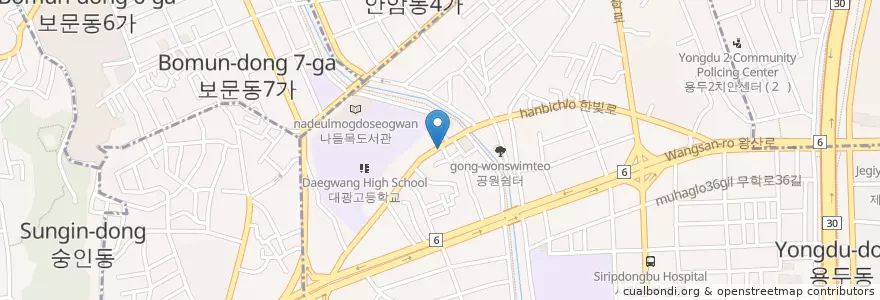 Mapa de ubicacion de 경성빌딩                    북경(짱깨) en Corea Del Sud, Seul, 동대문구.