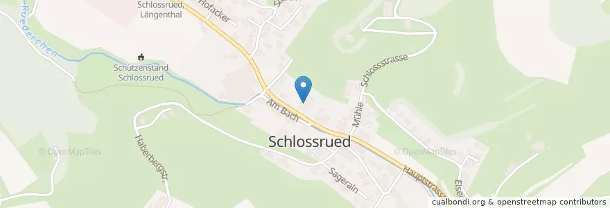 Mapa de ubicacion de Schulhaus en Швейцария, Аргау, Bezirk Kulm, Schlossrued.