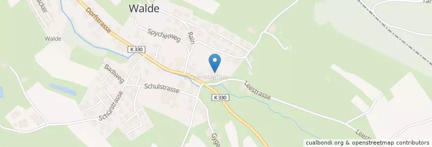 Mapa de ubicacion de Restaurant Pinte en Suiza, Aargau, Bezirk Kulm, Schmiedrued.