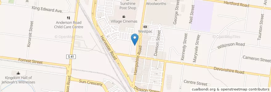 Mapa de ubicacion de Thien Nhi en 澳大利亚, 维多利亚州, City Of Brimbank.