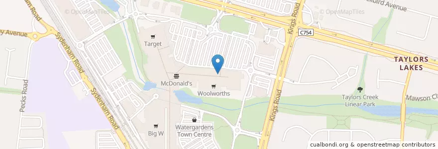 Mapa de ubicacion de Ferguson Plarre en Australien, Victoria, City Of Brimbank.