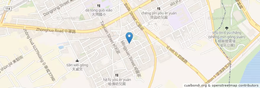Mapa de ubicacion de 玉珍宮 en 타이완, 신베이 시, 수린 구.