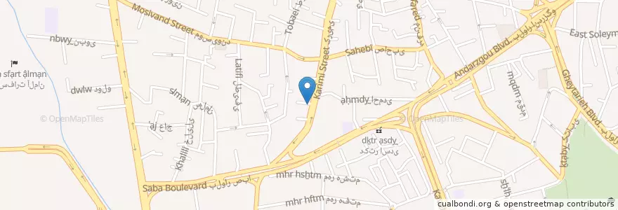 Mapa de ubicacion de درمانگاه شبانه روزی قیطریه en Irán, Teherán, شهرستان شمیرانات, Teherán, بخش رودبار قصران.