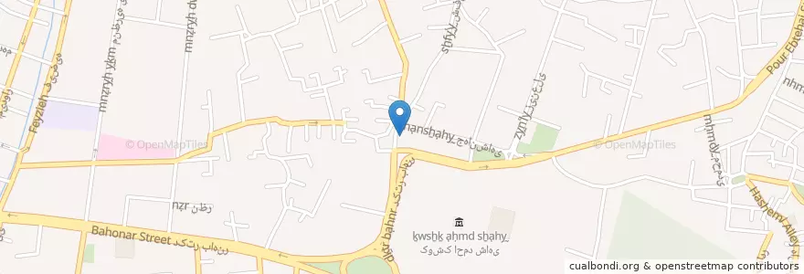 Mapa de ubicacion de آموزشگاه حکیم en Иран, Тегеран, شهرستان شمیرانات, Тегеран, بخش رودبار قصران.