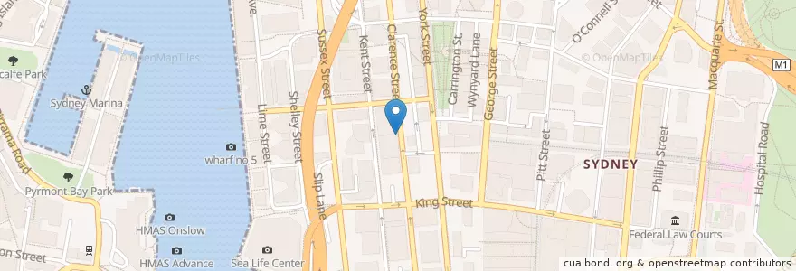 Mapa de ubicacion de Sydney-CBD-Dentist en 오스트레일리아, New South Wales, Council Of The City Of Sydney, 시드니.