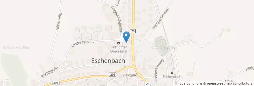 Mapa de ubicacion de Gemeindehaus en Schweiz/Suisse/Svizzera/Svizra, Luzern, Eschenbach (Lu).