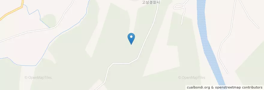 Mapa de ubicacion de 간성읍 en كوريا الجنوبية, 강원도, 고성군, 간성읍.