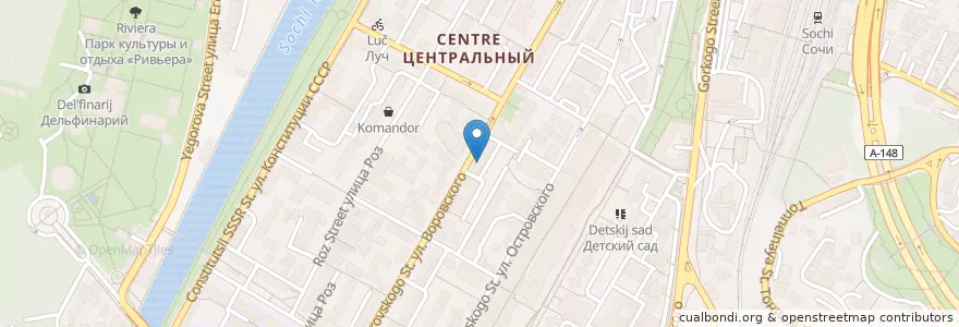 Mapa de ubicacion de Nippon House en ロシア, 南部連邦管区, クラスノダール地方, Городской Округ Сочи.