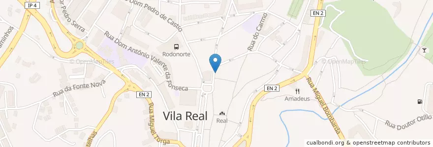 Mapa de ubicacion de Johnny Red en Portogallo, Nord, Vila Real, Douro, Vila Real, Vila Real.
