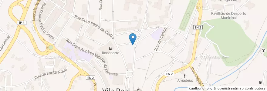Mapa de ubicacion de Montepio en Portugal, North, Vila Real, Douro, Vila Real, Vila Real.