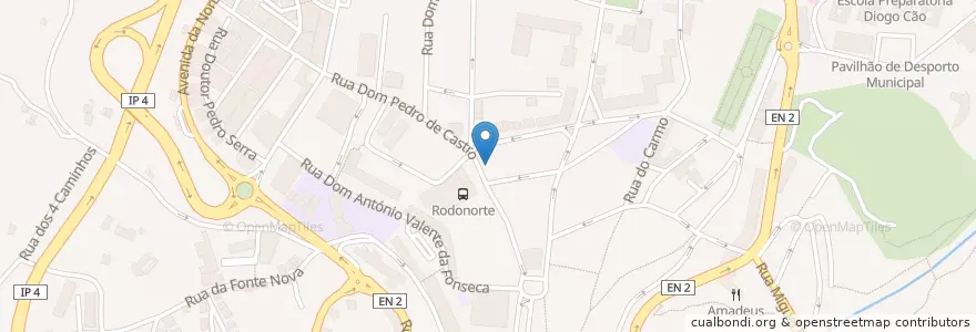 Mapa de ubicacion de Posto de Socorro - Cruz Vermelha en Portekiz, Norte, Vila Real, Douro, Vila Real, Vila Real.