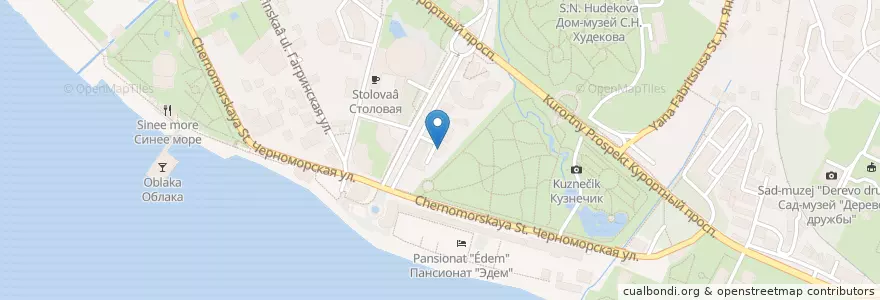 Mapa de ubicacion de Автомойка en Russia, South Federal District, Krasnodar Krai, Resort Town Of Sochi (Municipal Formation).