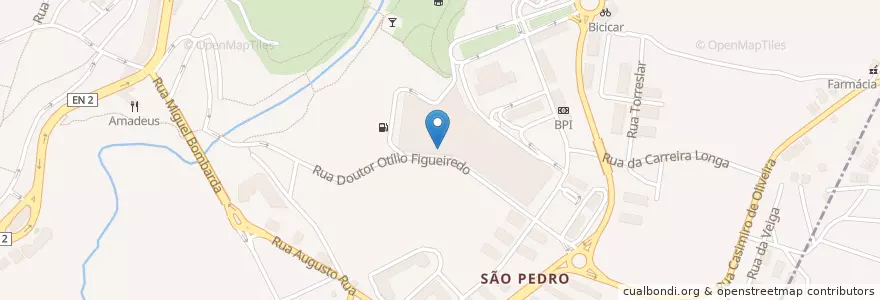 Mapa de ubicacion de Cinema NOS en البرتغال, المنطقة الشمالية (البرتغال), فيلا ريال, دويرة, فيلا ريال, Vila Real.