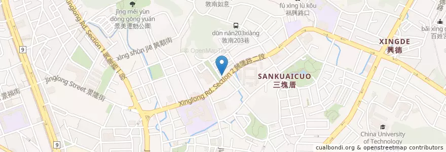 Mapa de ubicacion de 牛肉店 en Taïwan, Nouveau Taipei, Taipei, District De Wenshan.