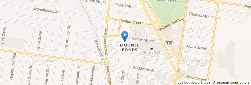 Mapa de ubicacion de Mason Square Dental en Australie, Victoria, City Of Moonee Valley.