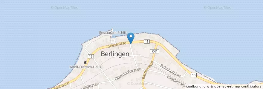 Mapa de ubicacion de Dr. med Ernst Graf Facharzt Allgemeinmedizin en İsviçre, Thurgau, Berlingen.