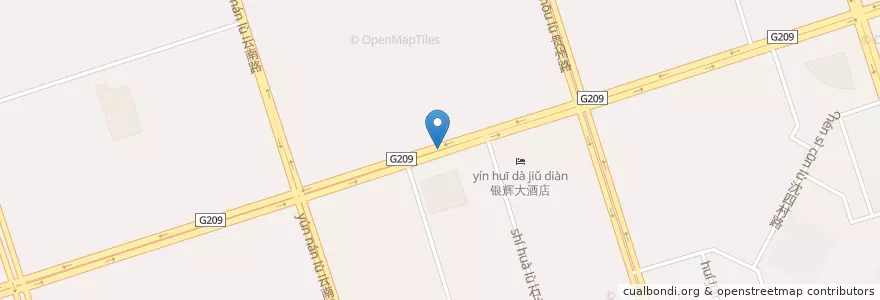 Mapa de ubicacion de 西街街道 en China, Guangxi, 北海市, 海城区 (Haicheng), 西街街道.
