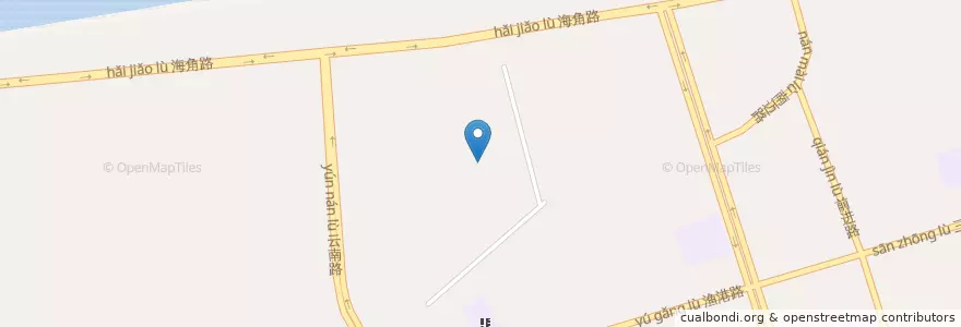 Mapa de ubicacion de 海角街道 en Çin, Guangksi Zhuang Özerk Bölgesi, 北海市, 海城区 (Haicheng), 海角街道.