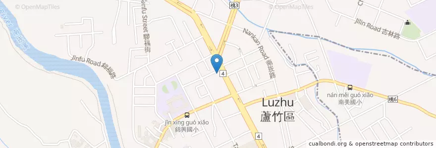 Mapa de ubicacion de Pizza Rock en تايوان, تاو يوان, 蘆竹區.