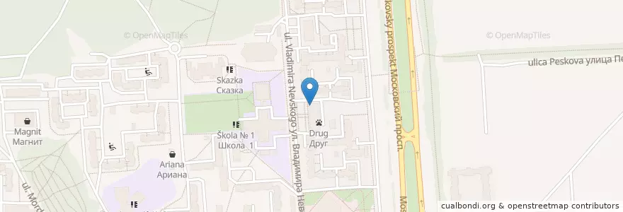Mapa de ubicacion de Отделение связи №394005 en Rússia, Distrito Federal Central, Oblast De Voronej, Городской Округ Воронеж.