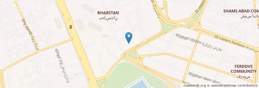 Mapa de ubicacion de باور en İran, Doğu Azerbaycan Eyaleti, شهرستان تبریز, بخش مرکزی شهرستان تبریز, تبریز.