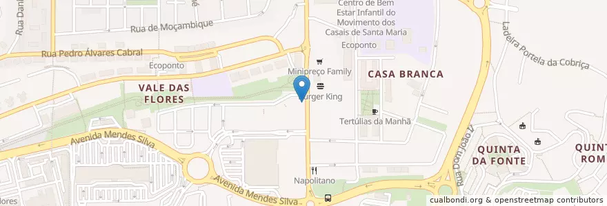 Mapa de ubicacion de BANIF Mais en Portogallo, Centro, Baixo Mondego, Coimbra, Coimbra, Santo António Dos Olivais.