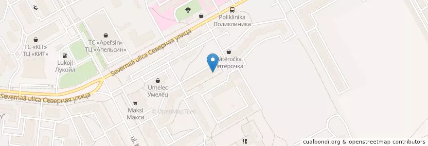 Mapa de ubicacion de Antei en Russia, Northwestern Federal District, Vologda Oblast, Vologodsky District, Vologda.