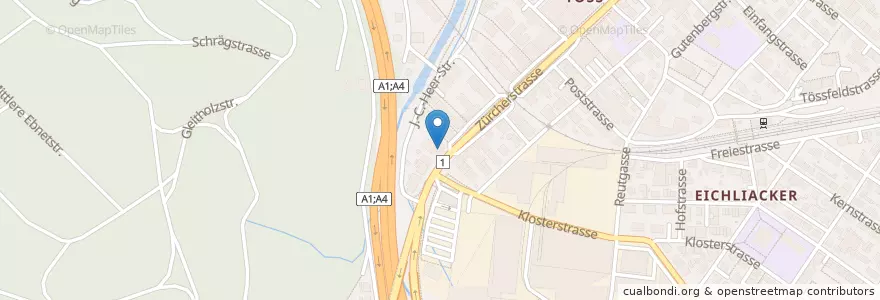 Mapa de ubicacion de My Home en スイス, チューリッヒ, Bezirk Winterthur, Winterthur.