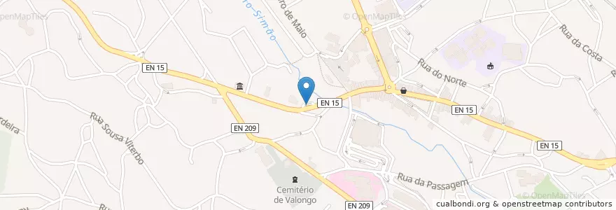 Mapa de ubicacion de Prio en البرتغال, المنطقة الشمالية (البرتغال), بورتو, Área Metropolitana Do Porto, Valongo, Valongo.