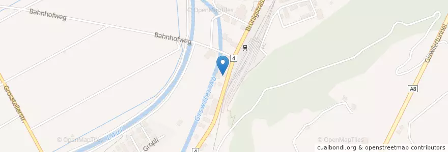 Mapa de ubicacion de Raiffeisenbank Obwalden en スイス, Obwalden, Giswil.