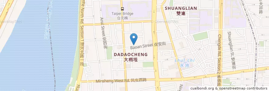 Mapa de ubicacion de 夏立雲診所 en 臺灣, 新北市, 臺北市, 大同區.