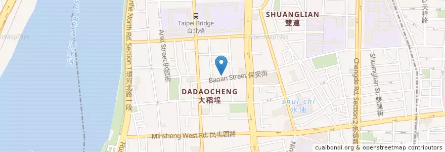 Mapa de ubicacion de 林昭安診所 en 臺灣, 新北市, 臺北市, 大同區.