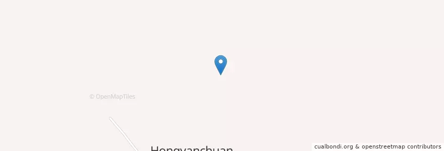 Mapa de ubicacion de Hongyanchuan en China, Shanxi, Lüliang City, Lishi District, Hongyanchuan.