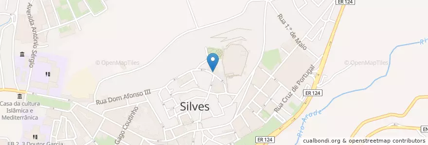 Mapa de ubicacion de D. Sancho en 포르투갈, Algarve, Algarve, Faro, Silves, Silves.