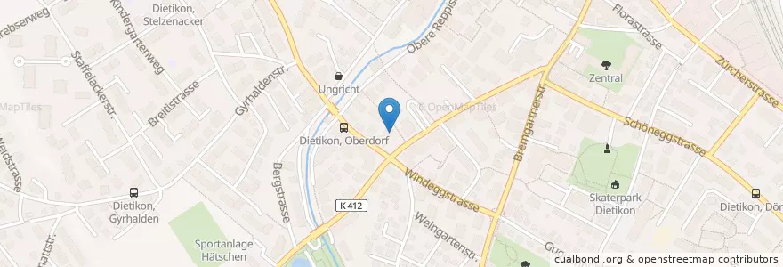 Mapa de ubicacion de Luo en 스위스, 취리히, Bezirk Dietikon, Dietikon.