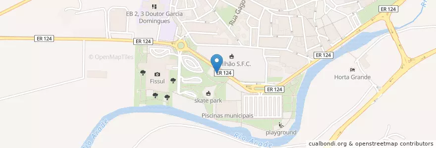 Mapa de ubicacion de GALP en Portugal, Algarve, Algarve, Faro, Silves, Silves.