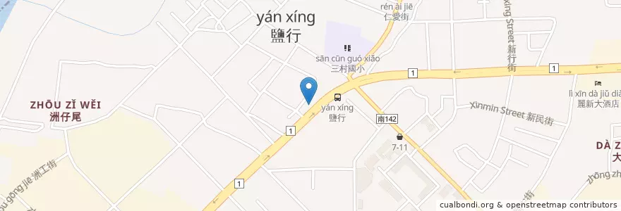 Mapa de ubicacion de 回春中醫 en 台湾, 台南市, 永康区.