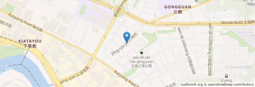 Mapa de ubicacion de 小南亭 en 臺灣, 新北市, 臺北市, 內湖區.