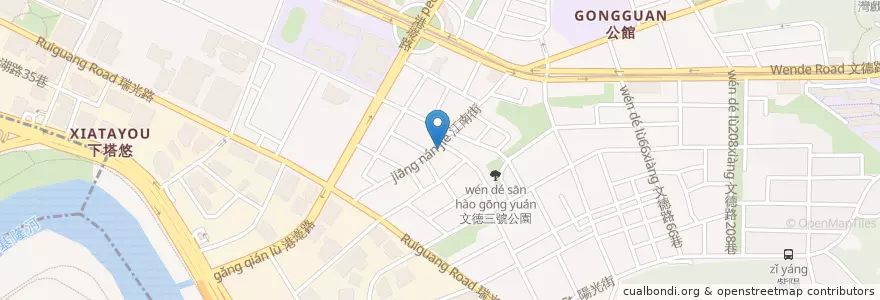 Mapa de ubicacion de 賓果精緻便當 en Тайвань, Новый Тайбэй, Тайбэй, Нэйху.