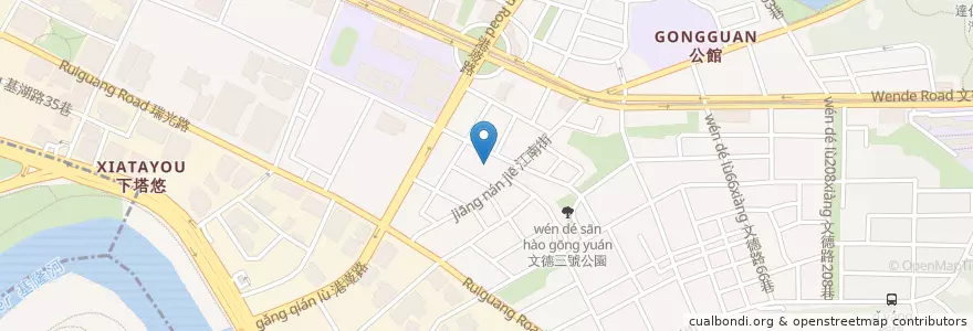 Mapa de ubicacion de 晨品咖啡 en Тайвань, Новый Тайбэй, Тайбэй, Нэйху.