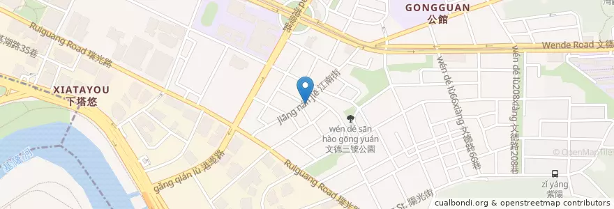 Mapa de ubicacion de 給力盒子 en Taiwan, Nuova Taipei, Taipei, Distretto Di Neihu.