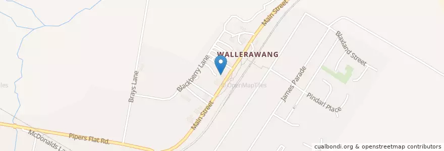 Mapa de ubicacion de Wallerawang Chinese Restaurant en Австралия, Новый Южный Уэльс, Lithgow City Council.