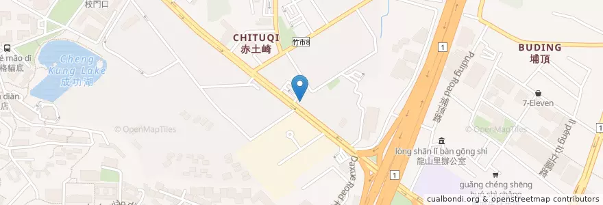 Mapa de ubicacion de 三層山 en 臺灣, 臺灣省, 新竹市, 東區.