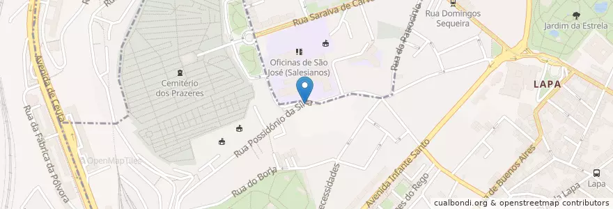 Mapa de ubicacion de Pita Gourmet en 포르투갈, Área Metropolitana De Lisboa, Lisboa, Grande Lisboa, 리스본, Estrela.