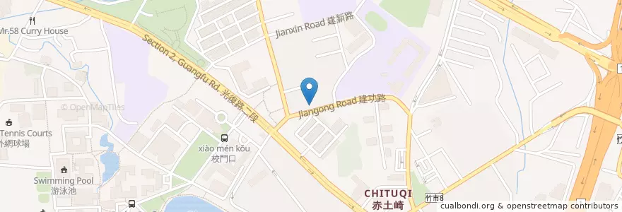 Mapa de ubicacion de 小洞天 en Taïwan, Province De Taïwan, Hsinchu, 東區.