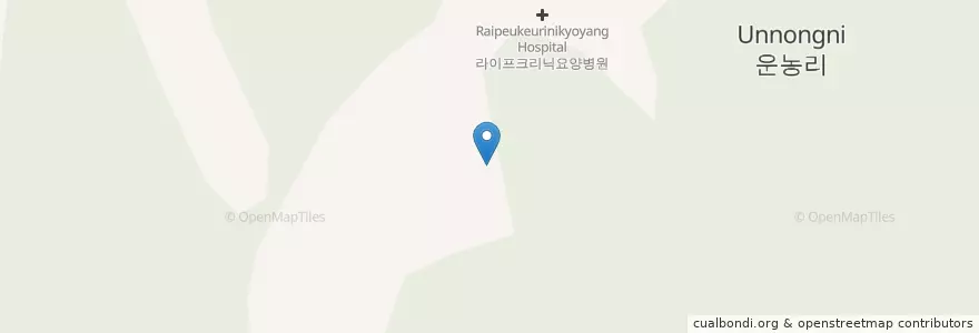 Mapa de ubicacion de 화순군 en 대한민국, 전라남도, 화순군.