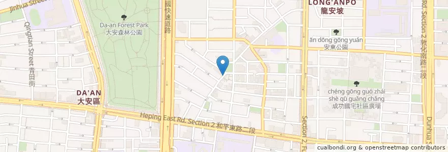 Mapa de ubicacion de 巧巧香雞排 en 台湾, 新北市, 台北市, 大安区.