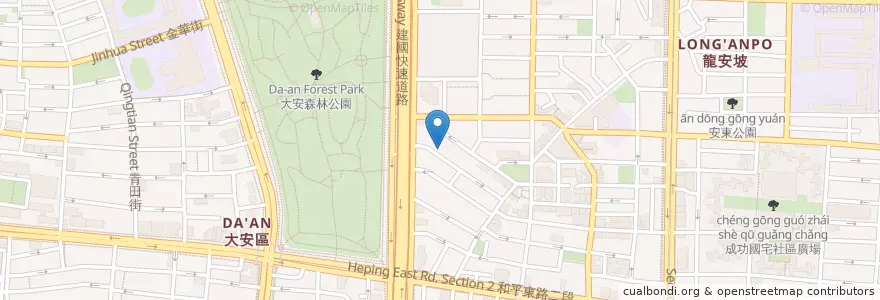 Mapa de ubicacion de 四川蜀渝小吃 en تايوان, تايبيه الجديدة, تايبيه, 大安區.
