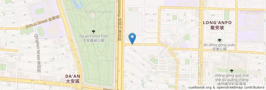 Mapa de ubicacion de 八方雲集 en Тайвань, Новый Тайбэй, Тайбэй, Даань.